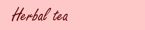Herbal tea